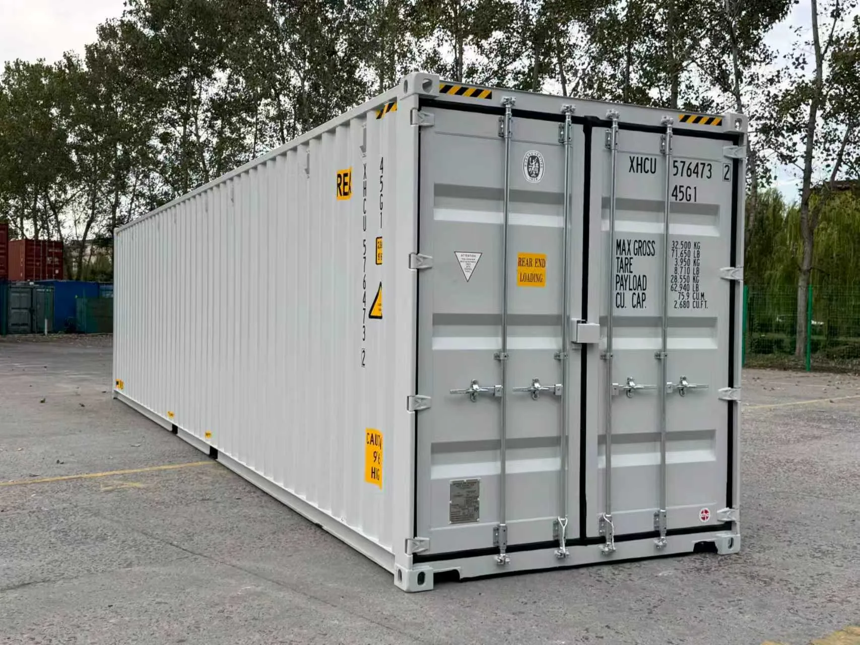 12 m 40’HC Double Door Seecontainer