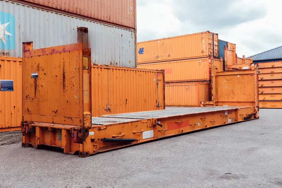 40 Fuß Flat Rack Flat-Rack-Container