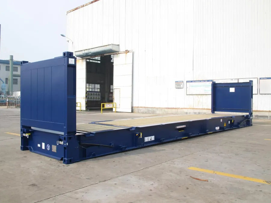 40 Fuß Flat Rack Flat-Rack-Container